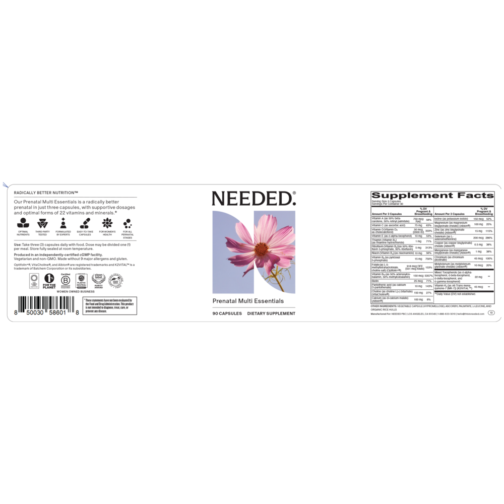 Prenatal Multi Essentials - Citrus