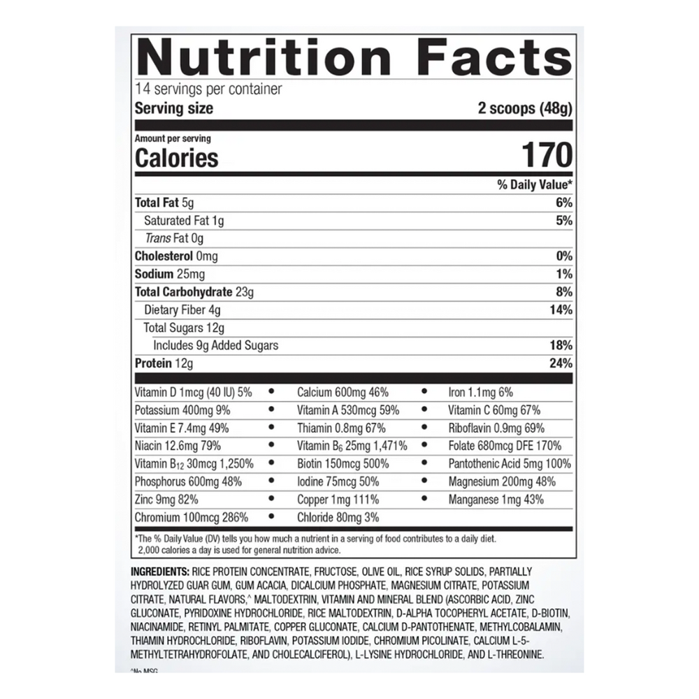 Essential Nutrition Shake Vanilla