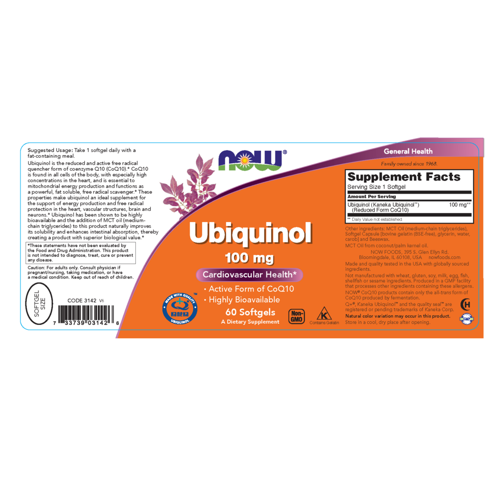 Ubiquinol 100mg