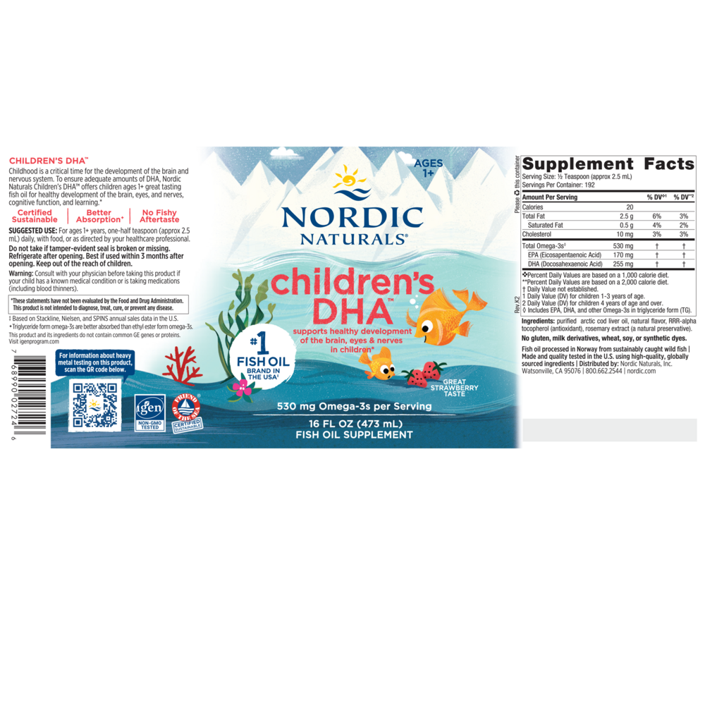 Children's DHA, Formerly DHA Jr (Strawberry)