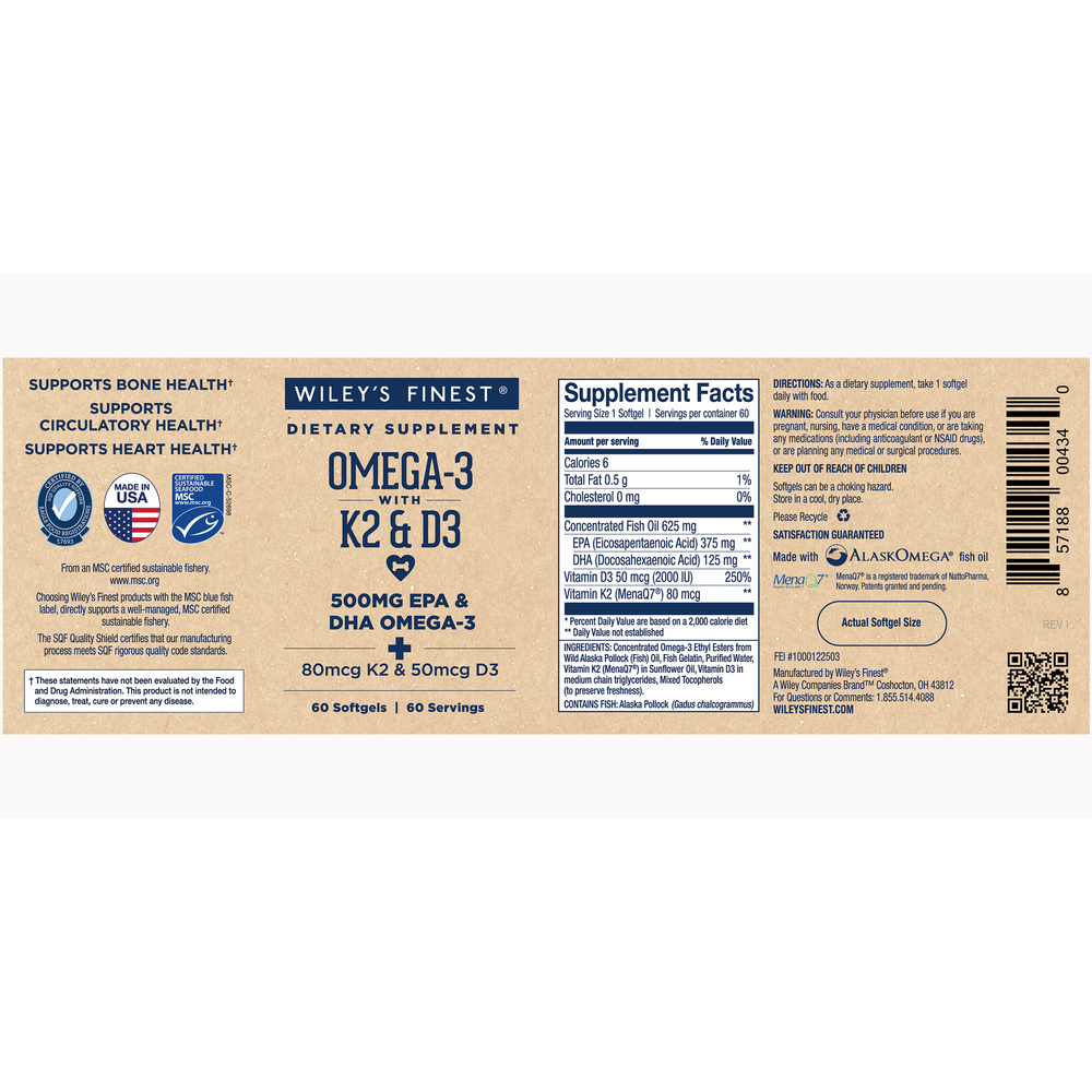 Omega-3 with K2 & D3