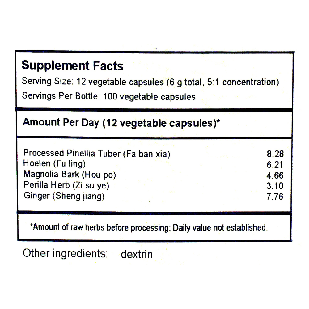 Pinellia and Magnolia Bark Formula (T16)