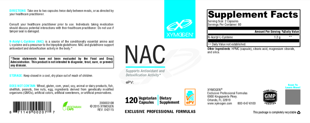 NAC N-Acetyl-L-Cysteine