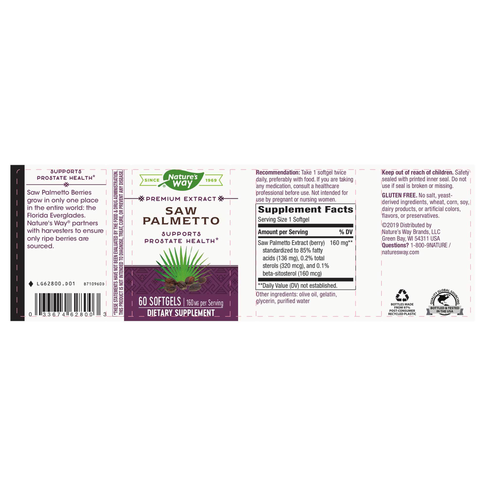 Saw Palmetto Standardized