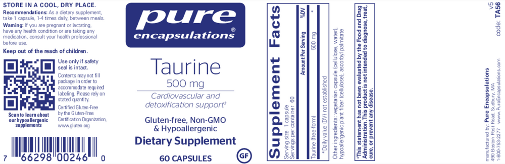 Taurine 500mg