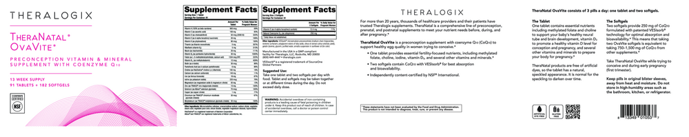 TheraNatal OvaVite® Preconception Vitamins (91 day supply)