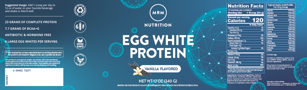 Egg White Protein - Vanilla