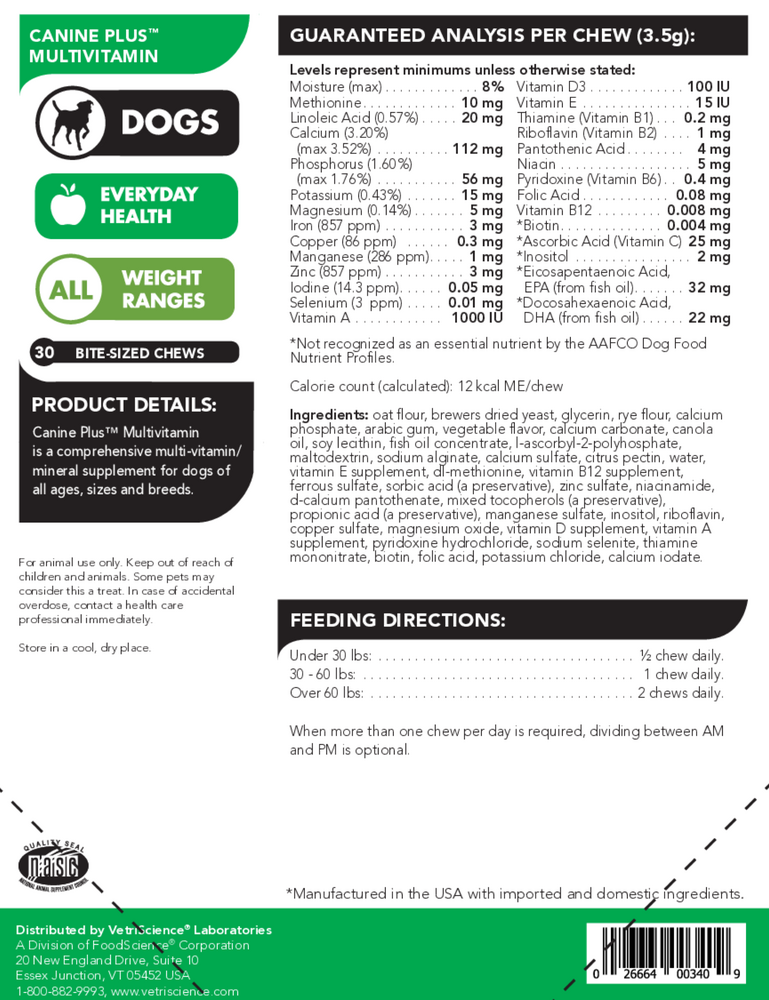 Canine Plus MultiVitamin