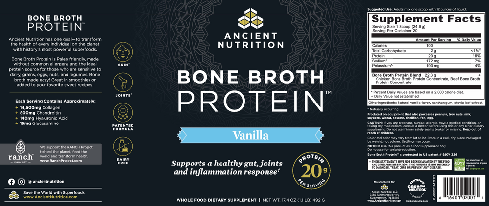 Bone Broth Protein - Vanilla