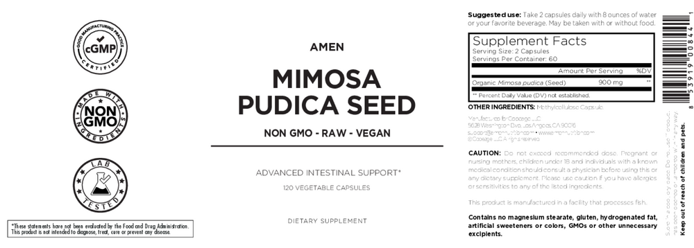 Organic Mimosa Pudica Seed