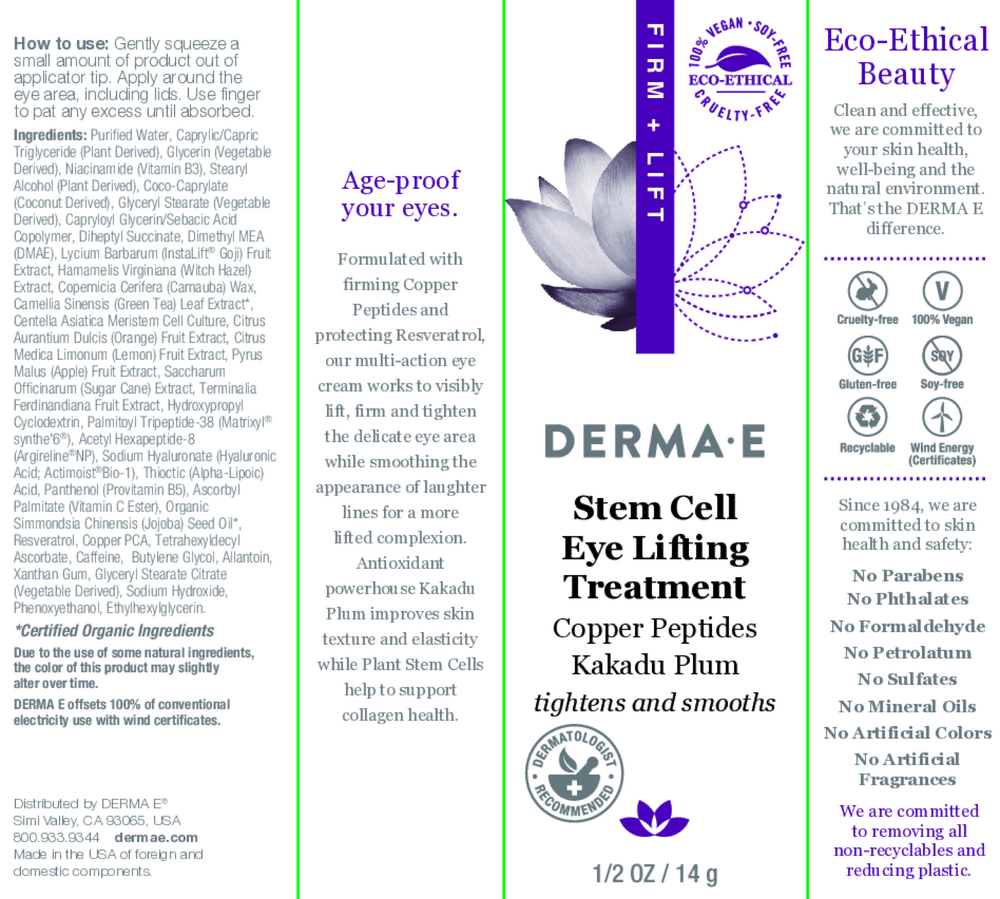 Stem Cell Eye Lifting Treatment