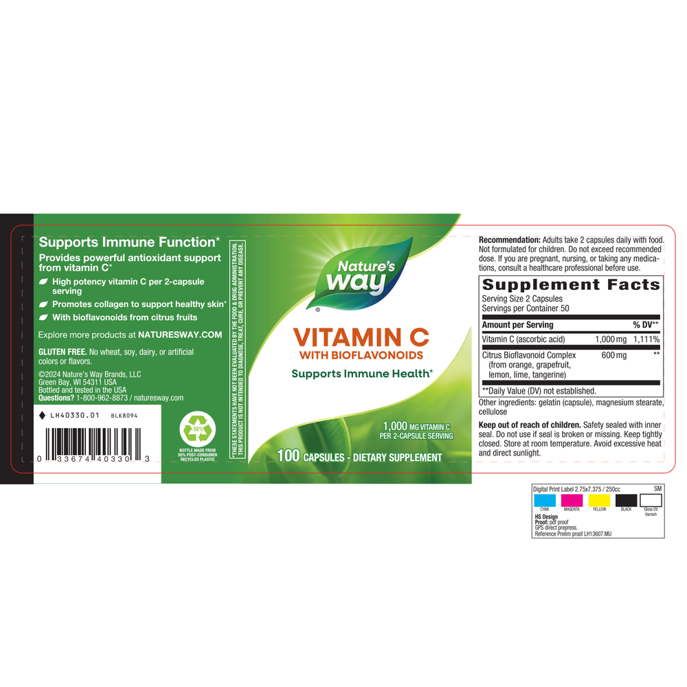 Vitamin C 1000mg with Bioflavonoids