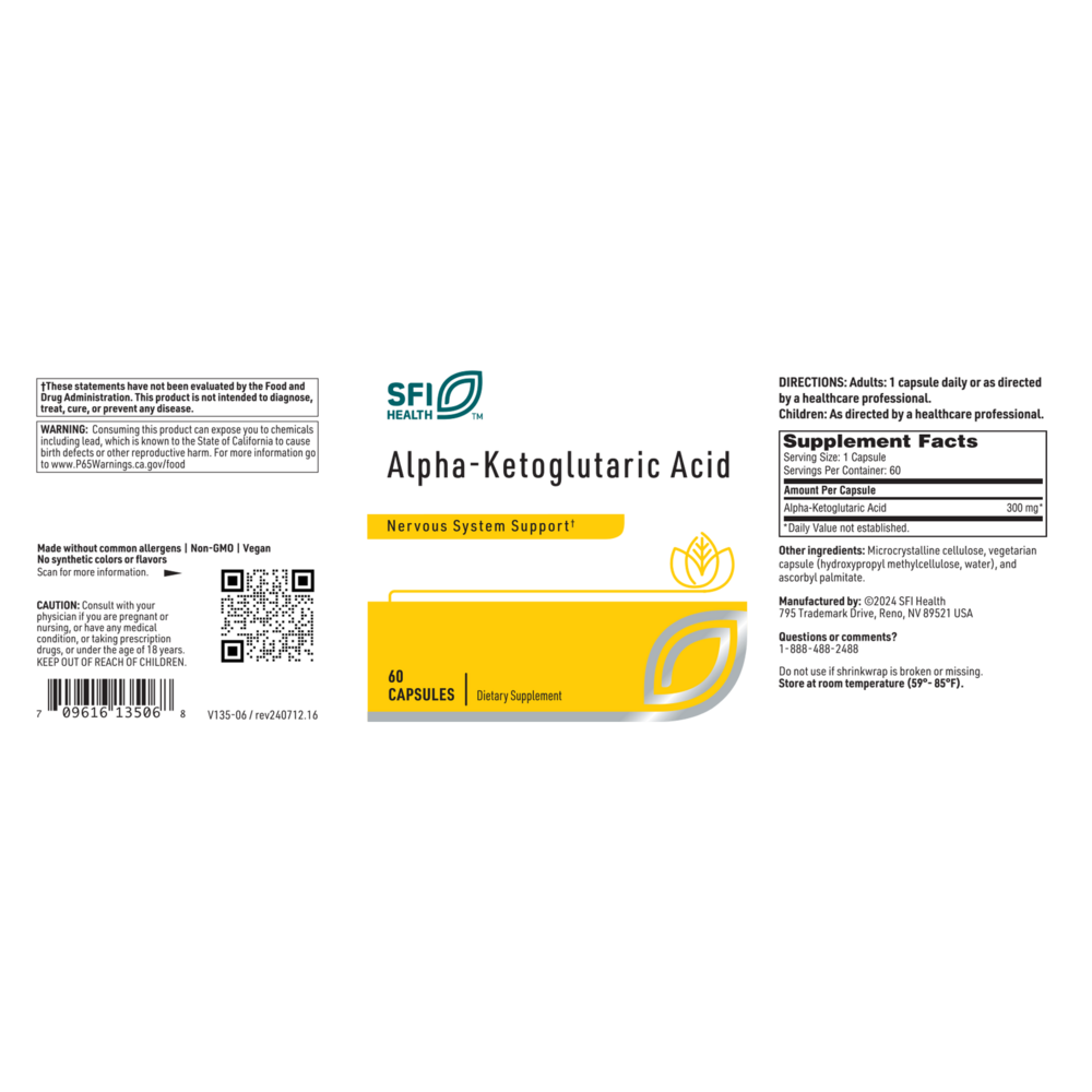 Alpha-Ketoglutaric Acid 300mg