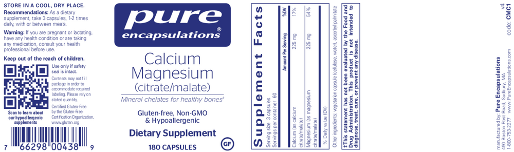 Calcium Mag (Citrate/Malate)