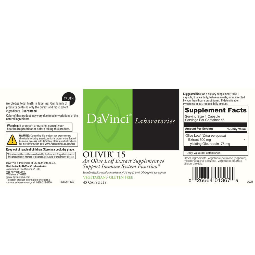 Olivir 15 (California Only)