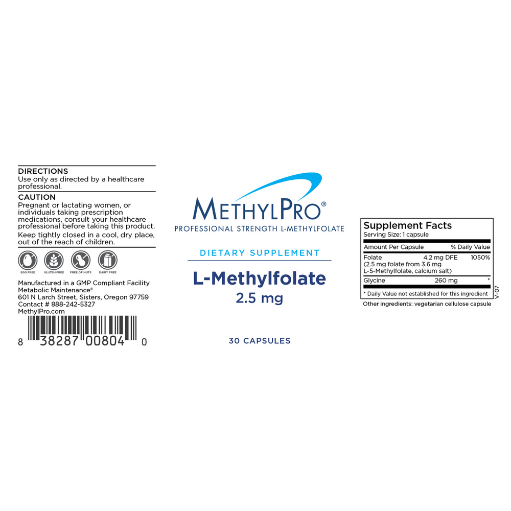 L-Methylfolate 2.5 mg