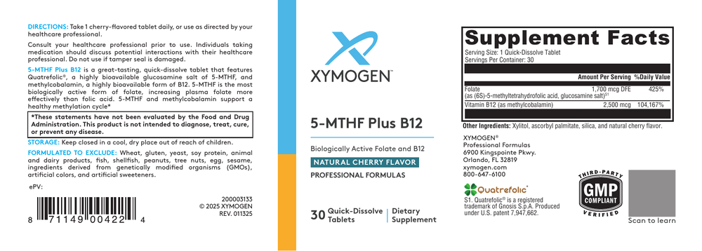 5-MTHF Plus B12 - Cherry