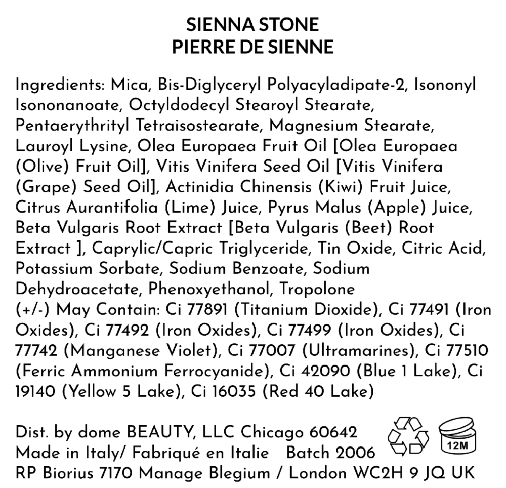 Diamond Shadow, Sienna Stone