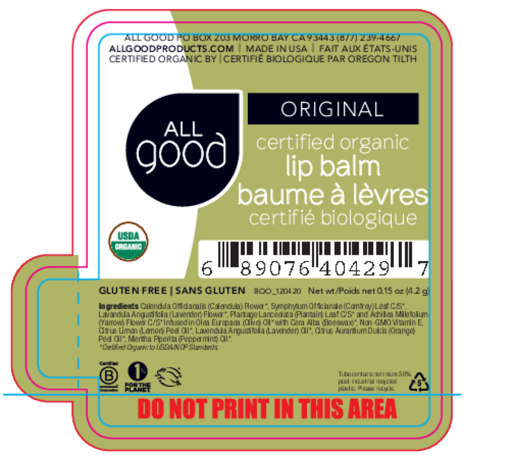 Organic Lip Balm Original