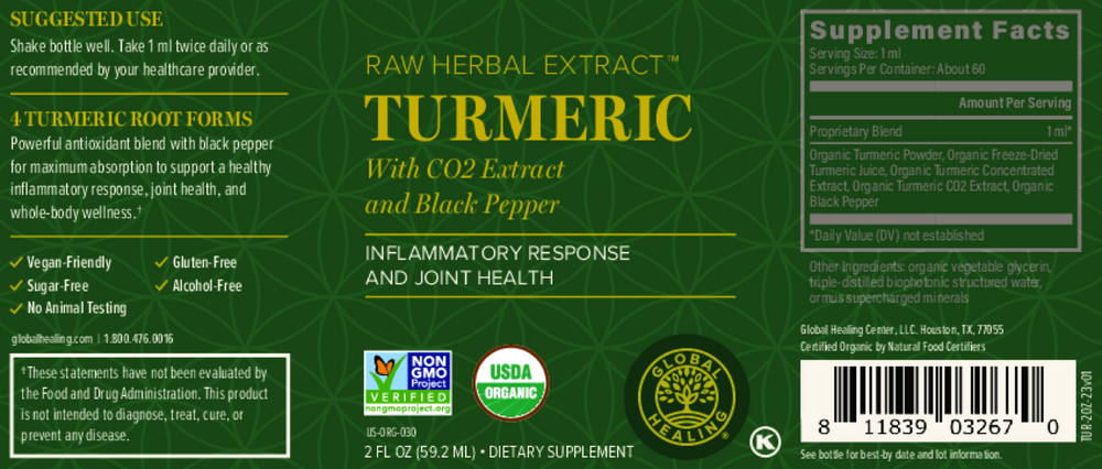 Organic Liquid Turmeric