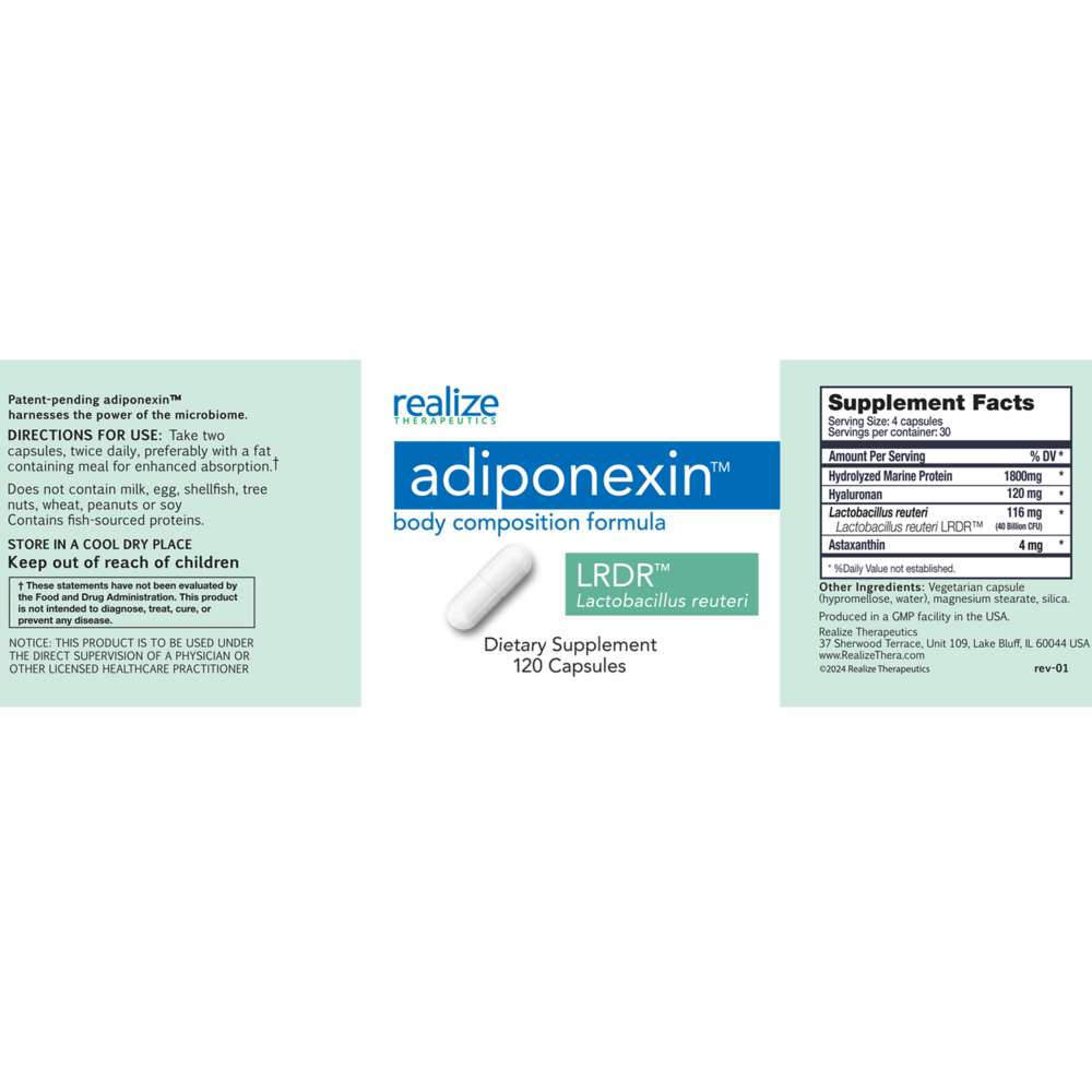 Adiponexin L Reuteri Body Composition Formula
