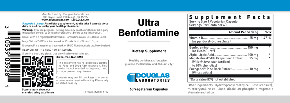 Ultra Benfotiamine