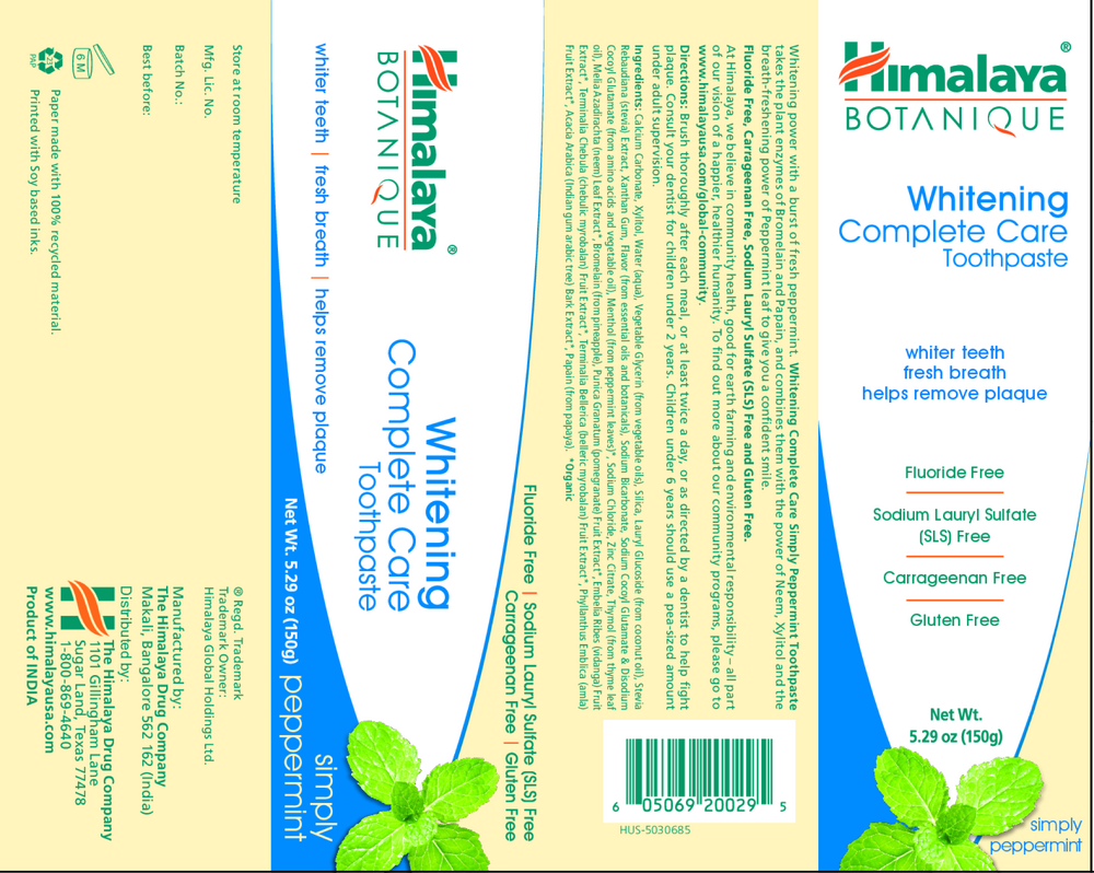 Whitening Complete Care Toothpaste Simply Peppermint