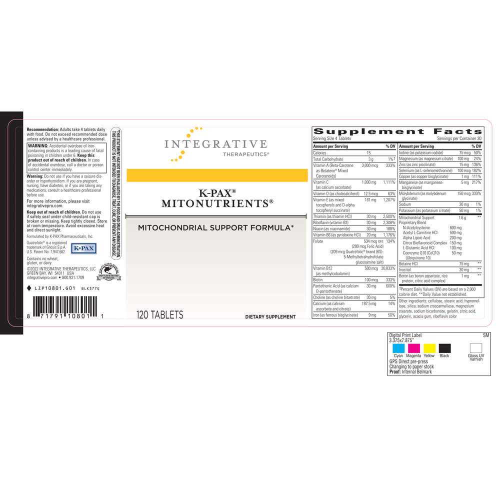 K-PAX MitoNutrients