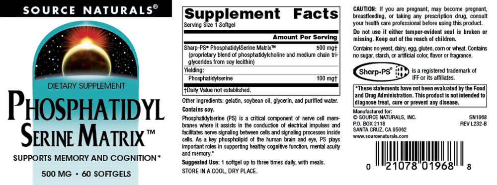 Phosphatidyl Serine Matrix™
