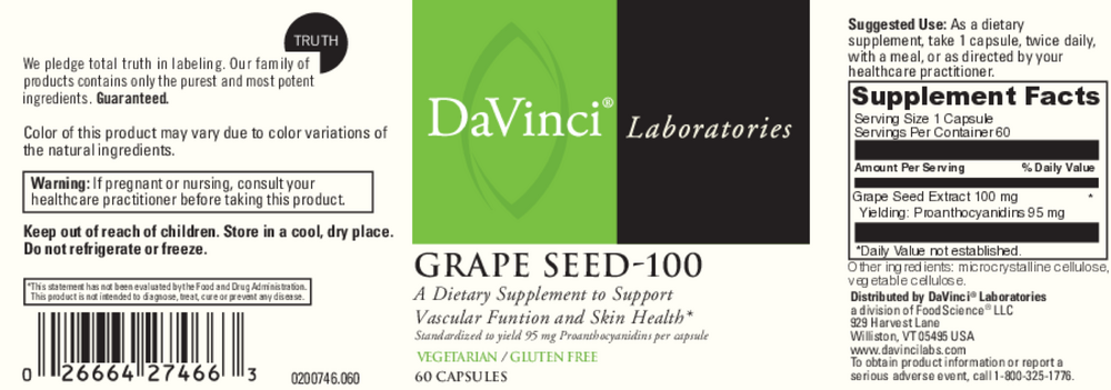 Grape Seed 100mg
