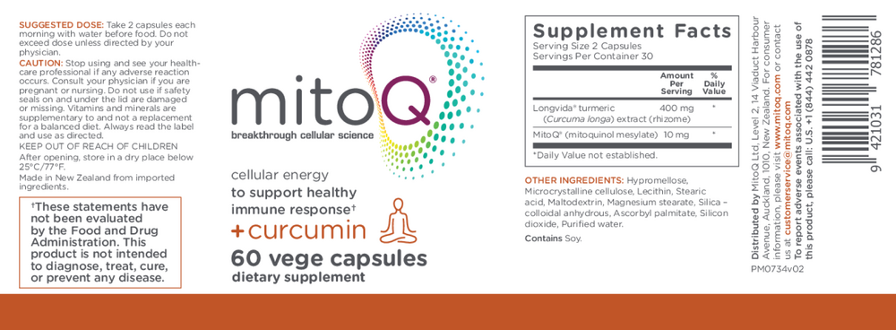 MitoQ curcumin