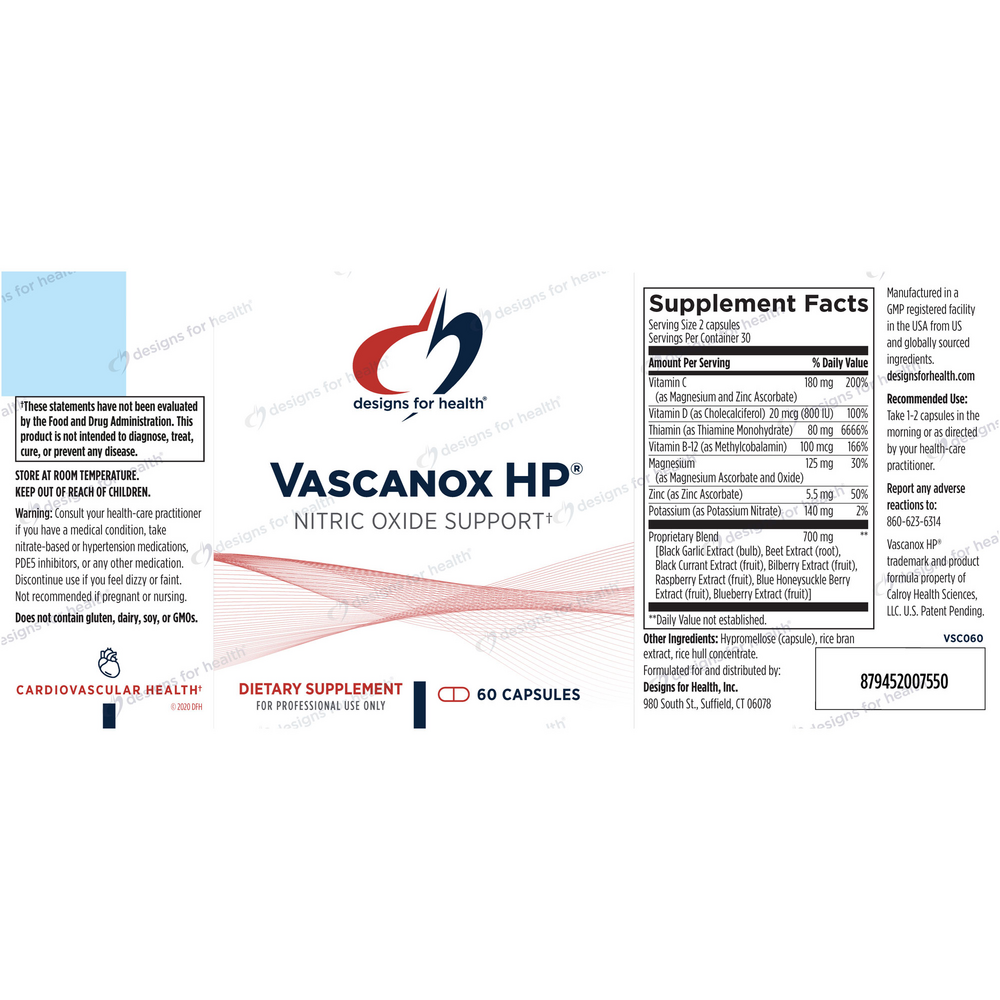 Vascanox HP®Vascanox HP®  Nitric Oxide