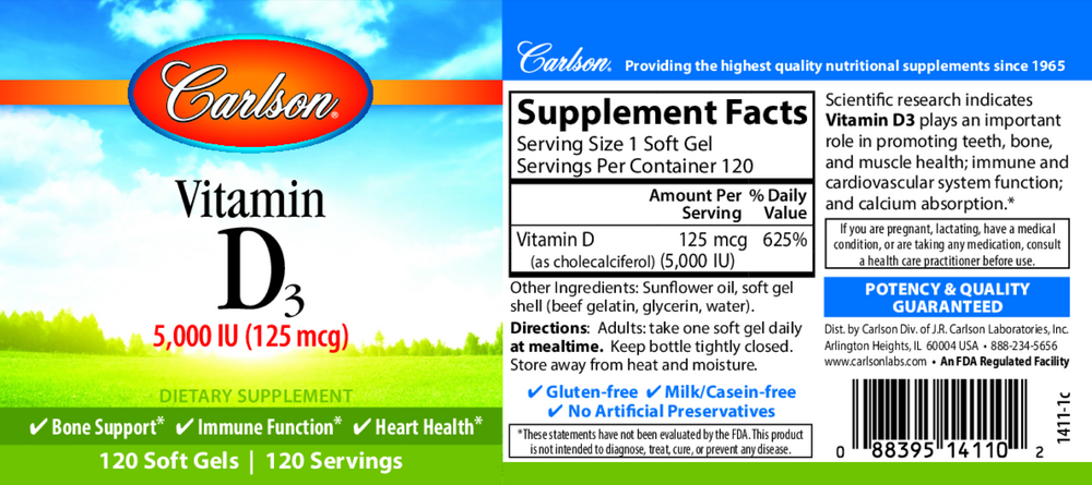 Vitamin D3 5000IU