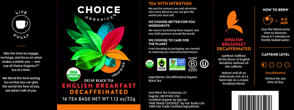 English Breakfast Decaf Organic