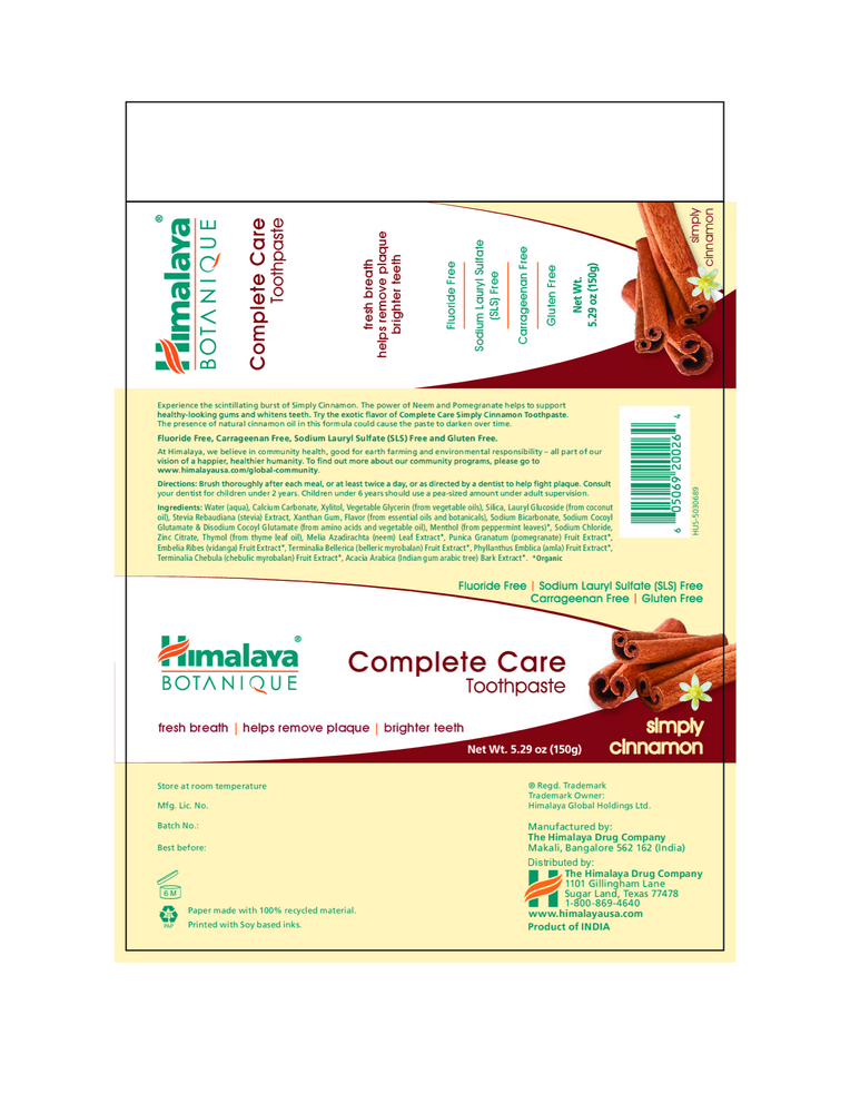Complete Care Toothpaste Cinnamon