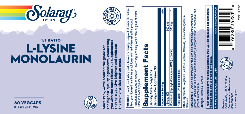 L-Lysine Monolaurin 1:1