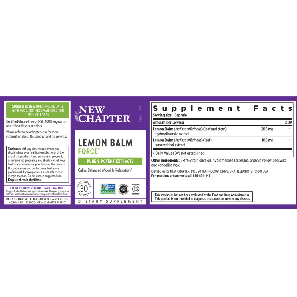 Lemon Balm Force™