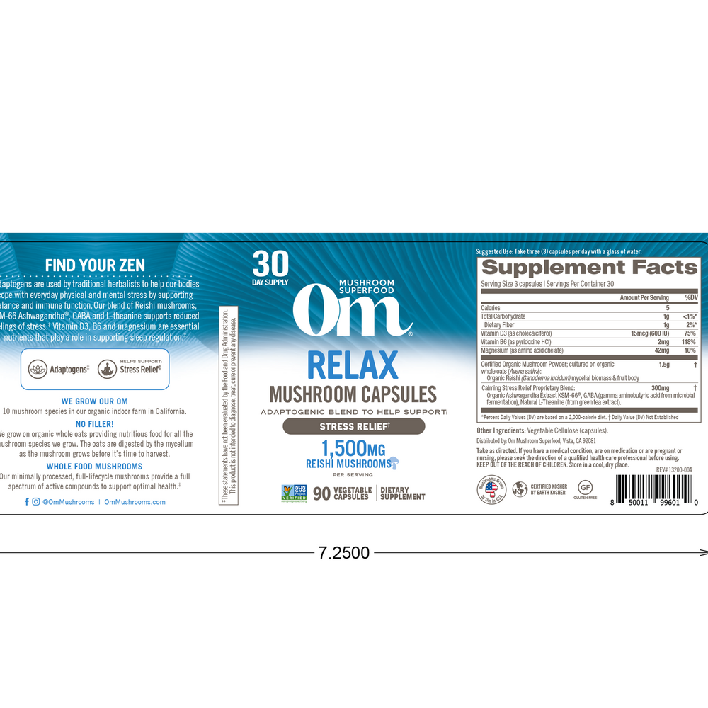 Relax Mushroom Capsules