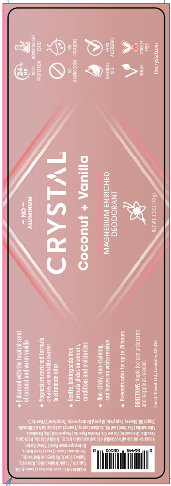 Magnesium Enriched Coconut & Vanilla Deo