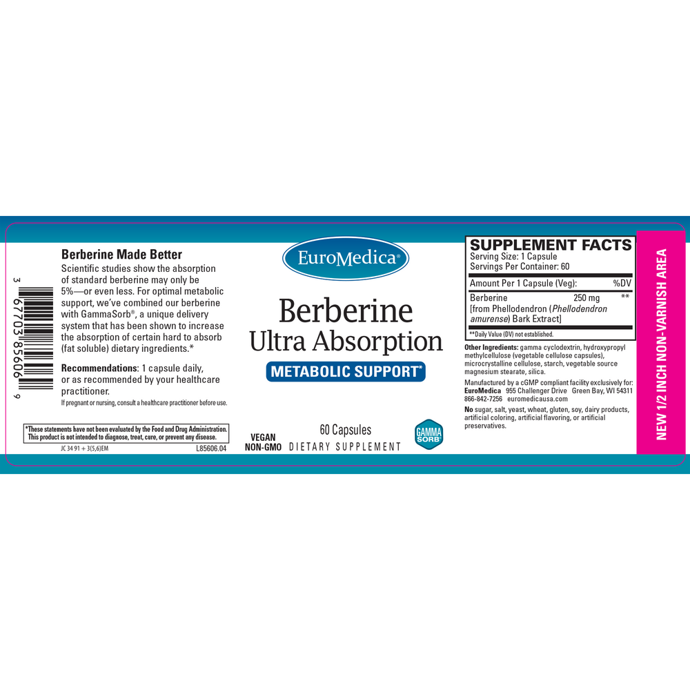 Berberine Ultra Absorption - Metabolic Support