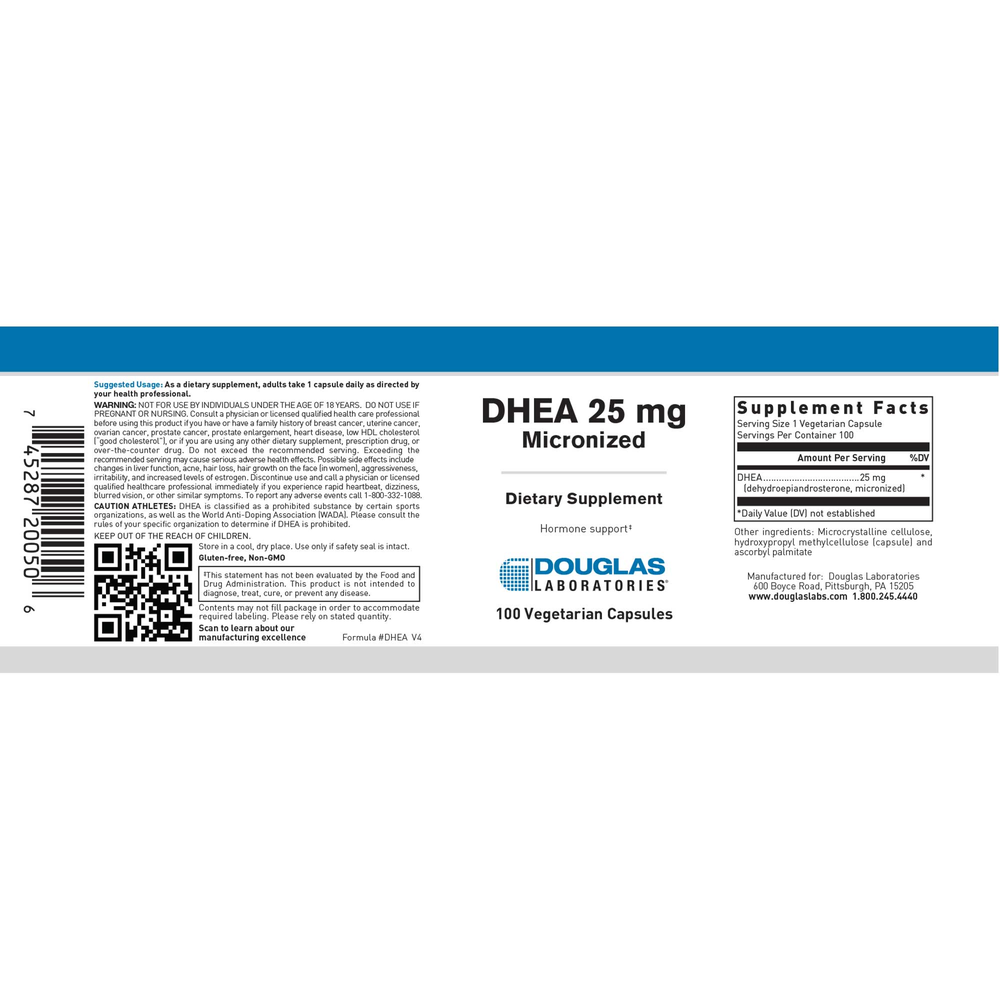 DHEA 25mg (Micronized)