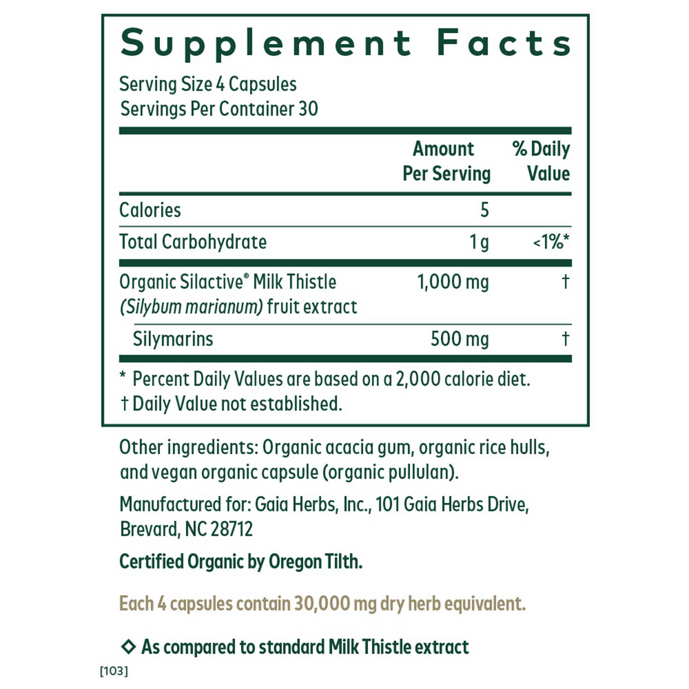 Milk Thistle 1000