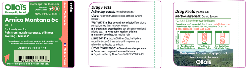 Olloïs Arnica Montana 6C Pellets, 80ct -