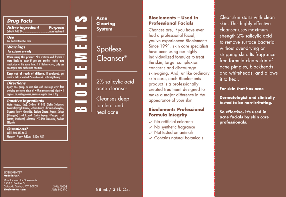 Spotless Cleanser