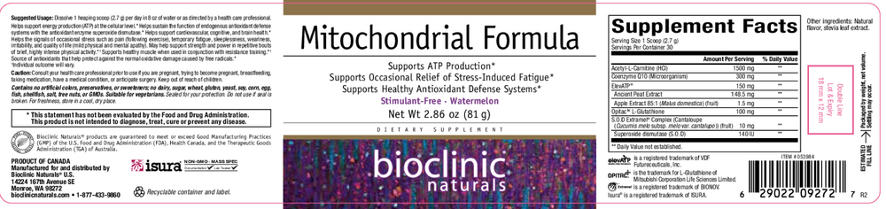 Mitochondrial Formula, Watermelon