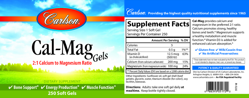 Calcium & Magnesium Gels