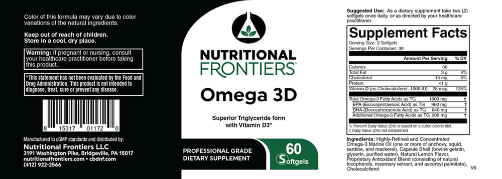 Omega 3 (California Only)
