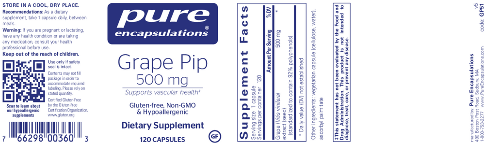 Grape Pip 500mg