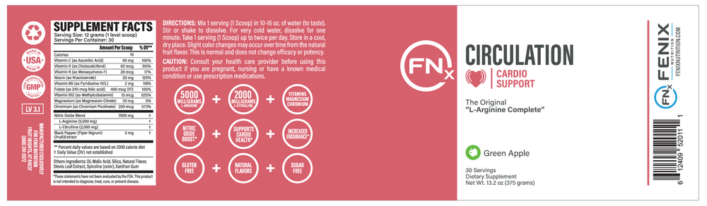 Circulation (Cardio Support) - Green Apple