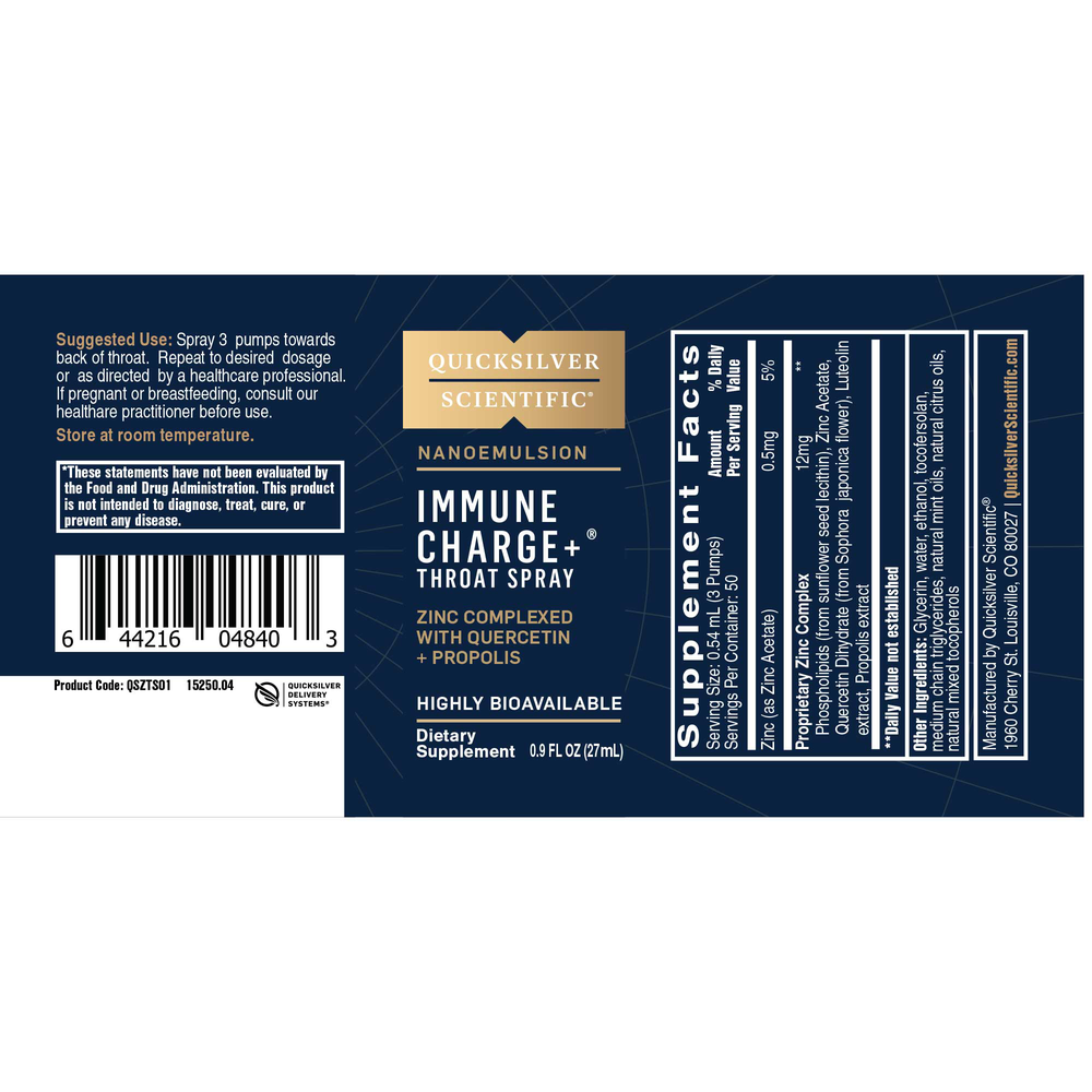 Immune Charge+ Throat Spray